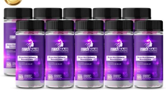 Kit Vita Hair com 10 frascos — 10 meses de uso